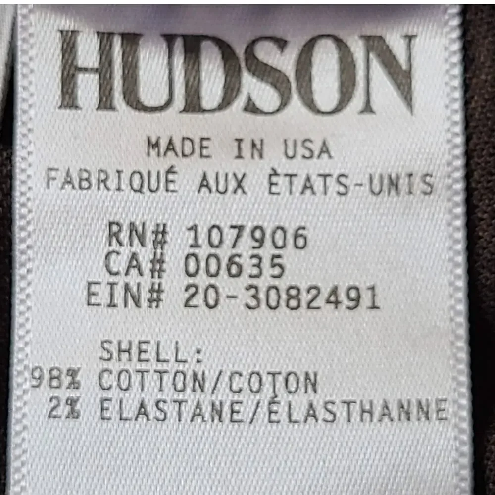 HUDSON x BAJA EAST Holly High-Rise Jeans Black‎ to White BEW4151DBQ Women's 28